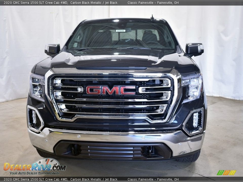 2020 GMC Sierra 1500 SLT Crew Cab 4WD Carbon Black Metallic / Jet Black Photo #4