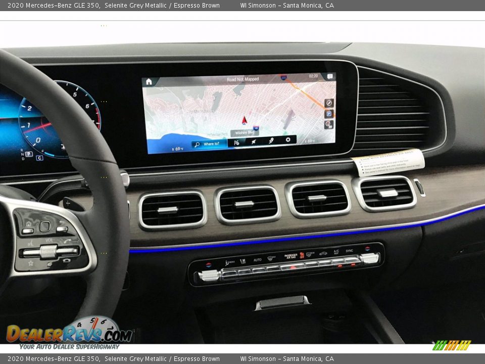 2020 Mercedes-Benz GLE 350 Selenite Grey Metallic / Espresso Brown Photo #6