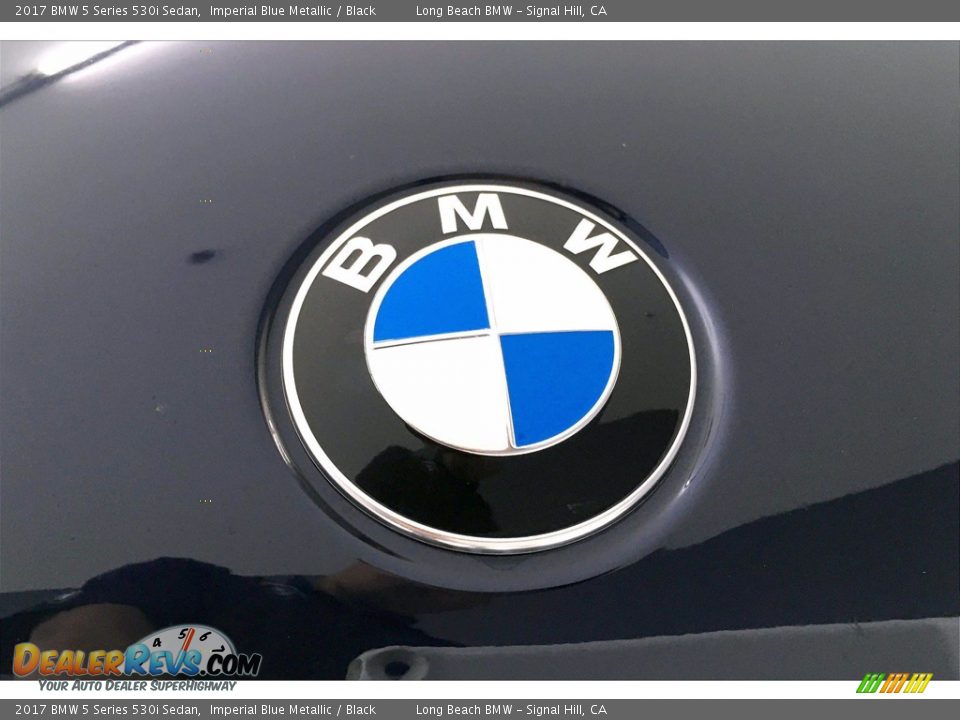 2017 BMW 5 Series 530i Sedan Imperial Blue Metallic / Black Photo #33