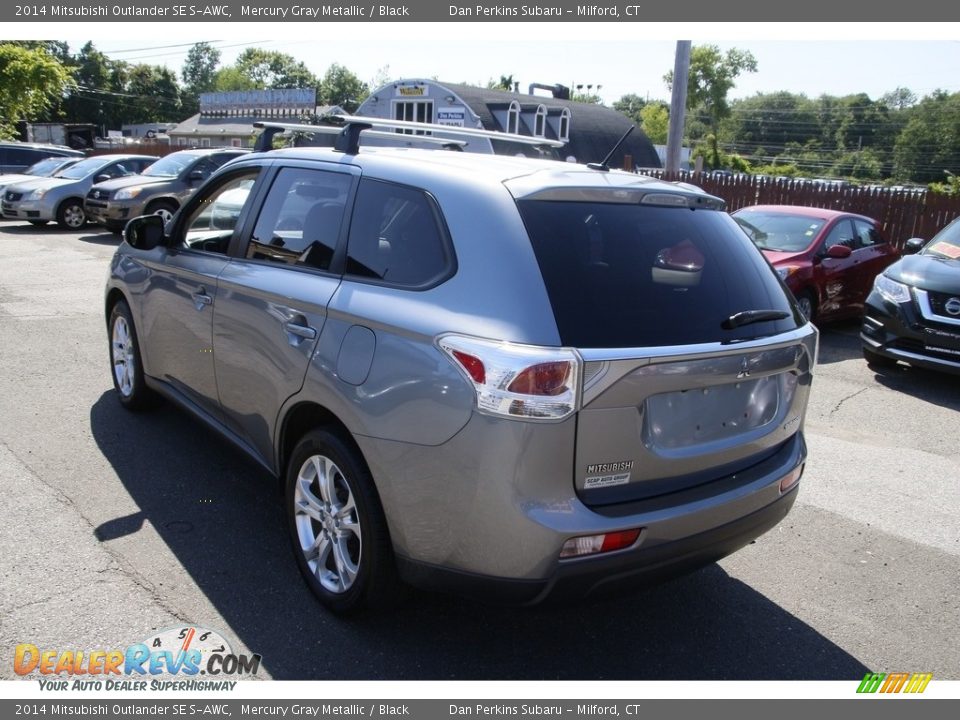 2014 Mitsubishi Outlander SE S-AWC Mercury Gray Metallic / Black Photo #7