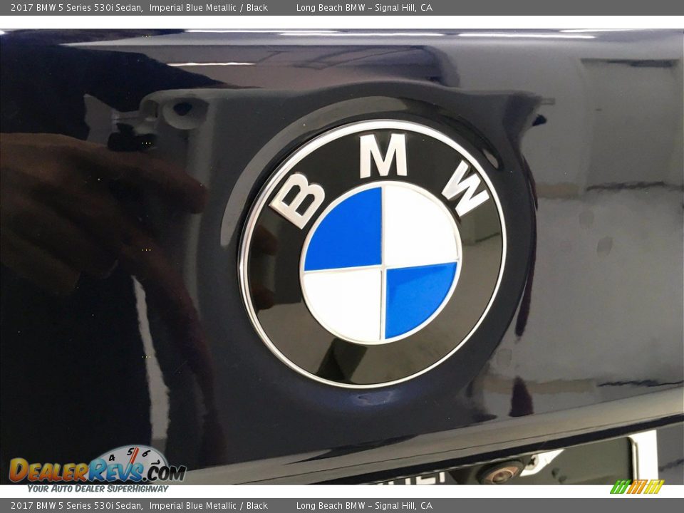 2017 BMW 5 Series 530i Sedan Imperial Blue Metallic / Black Photo #34