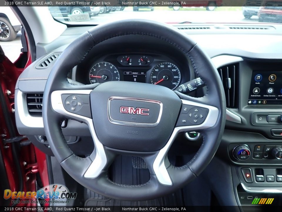 2018 GMC Terrain SLE AWD Red Quartz Tintcoat / ­Jet Black Photo #23
