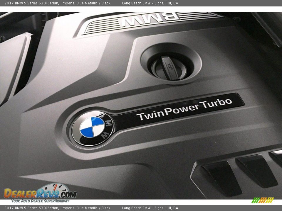2017 BMW 5 Series 530i Sedan Imperial Blue Metallic / Black Photo #35