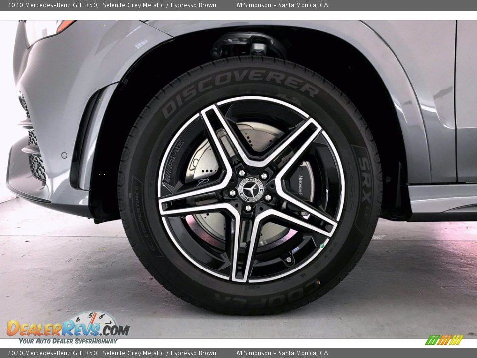 2020 Mercedes-Benz GLE 350 Selenite Grey Metallic / Espresso Brown Photo #9