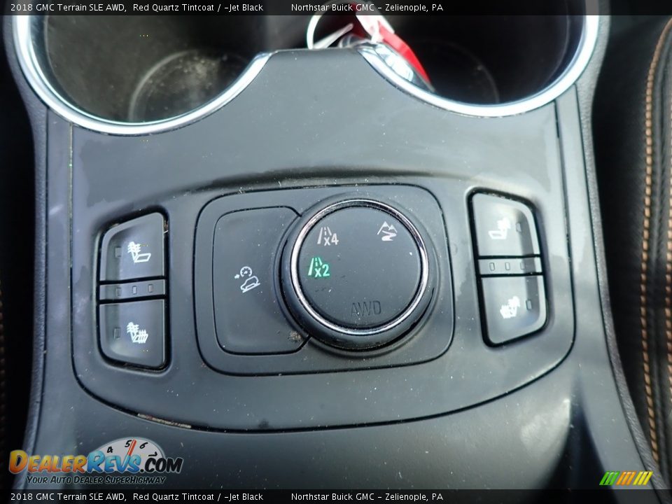 2018 GMC Terrain SLE AWD Red Quartz Tintcoat / ­Jet Black Photo #24