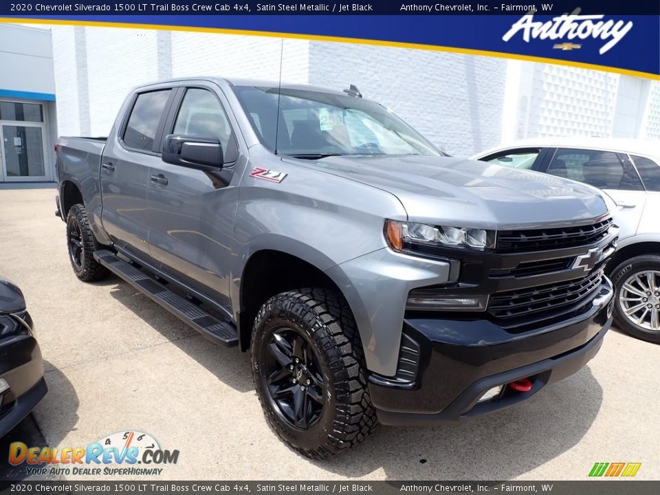 2020 Chevrolet Silverado 1500 LT Trail Boss Crew Cab 4x4 Satin Steel Metallic / Jet Black Photo #1