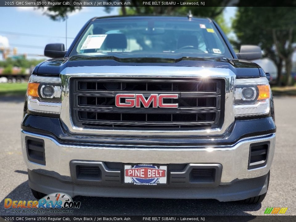 2015 GMC Sierra 1500 Regular Cab Onyx Black / Jet Black/Dark Ash Photo #12