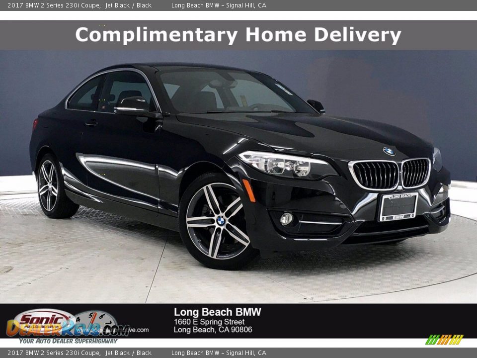 2017 BMW 2 Series 230i Coupe Jet Black / Black Photo #1