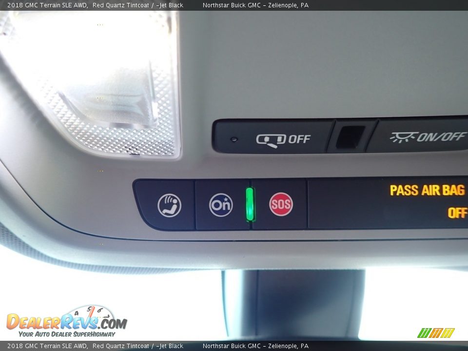 2018 GMC Terrain SLE AWD Red Quartz Tintcoat / ­Jet Black Photo #28