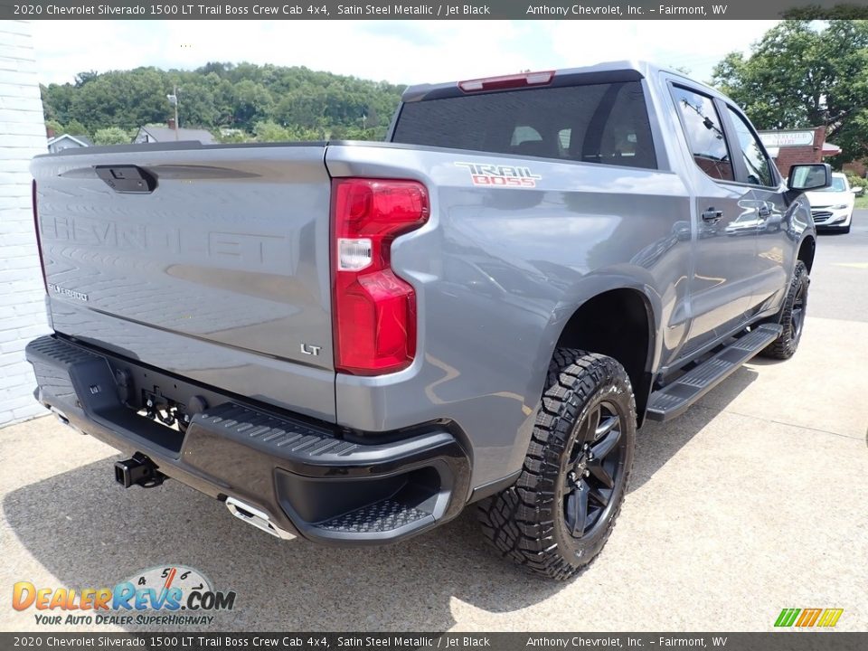 2020 Chevrolet Silverado 1500 LT Trail Boss Crew Cab 4x4 Satin Steel Metallic / Jet Black Photo #7