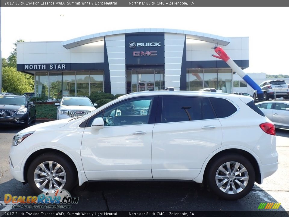 2017 Buick Envision Essence AWD Summit White / Light Neutral Photo #1