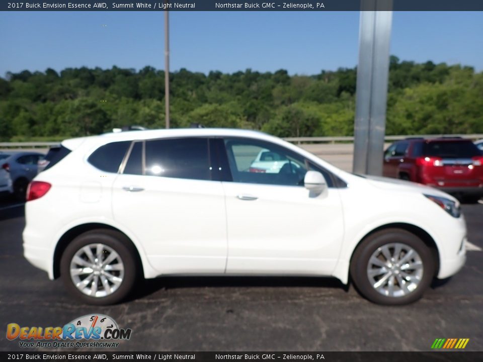 2017 Buick Envision Essence AWD Summit White / Light Neutral Photo #5