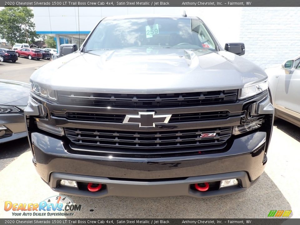 2020 Chevrolet Silverado 1500 LT Trail Boss Crew Cab 4x4 Satin Steel Metallic / Jet Black Photo #11