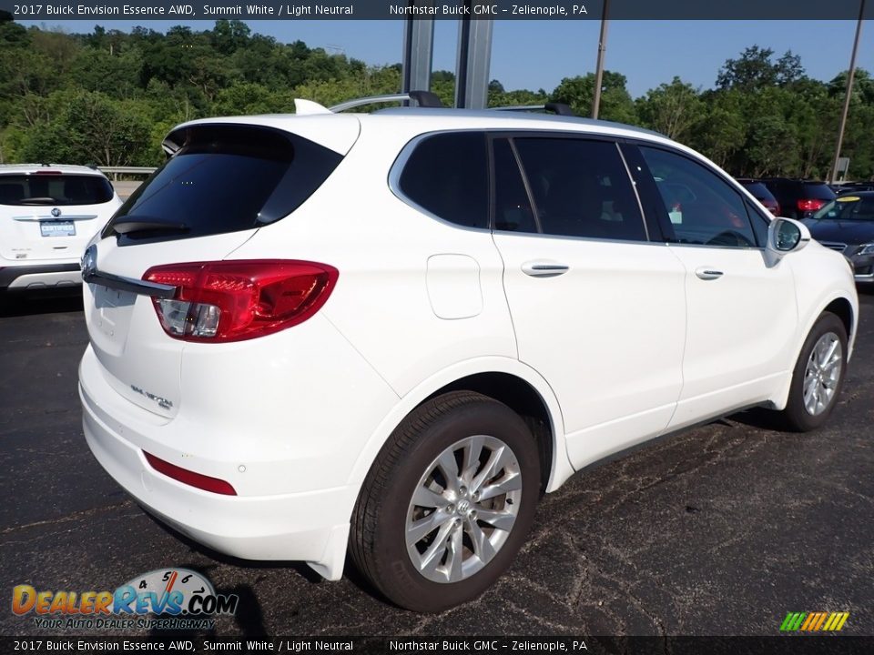 2017 Buick Envision Essence AWD Summit White / Light Neutral Photo #8