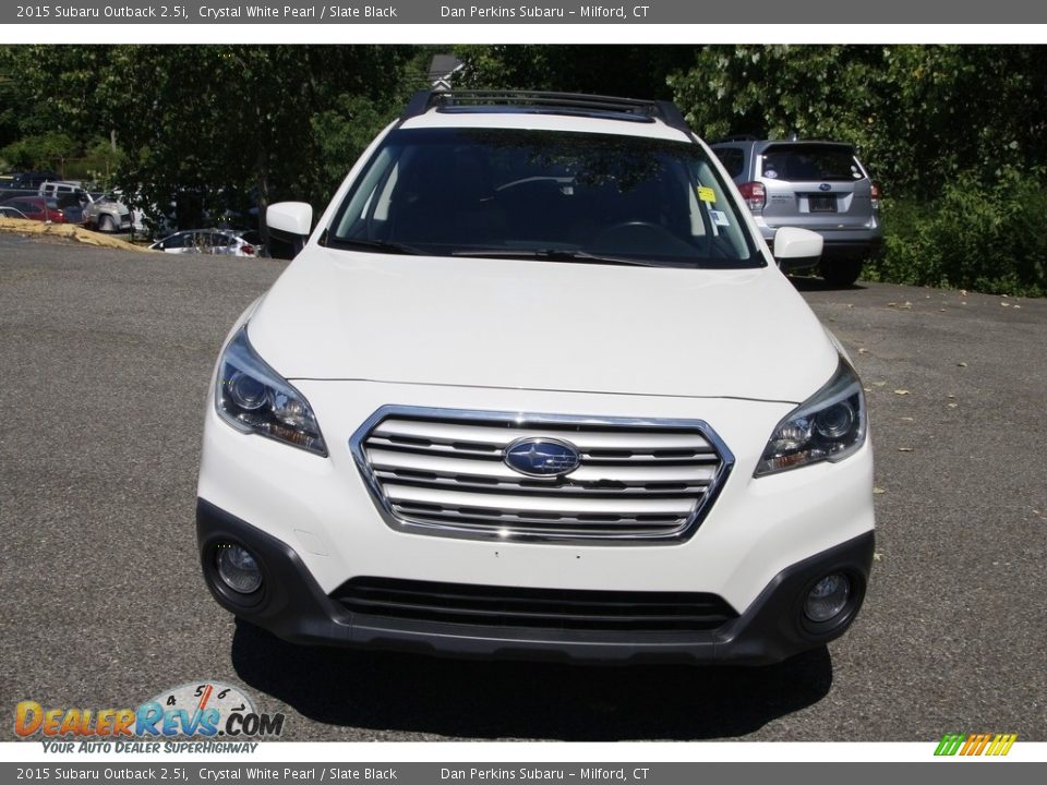 2015 Subaru Outback 2.5i Crystal White Pearl / Slate Black Photo #2