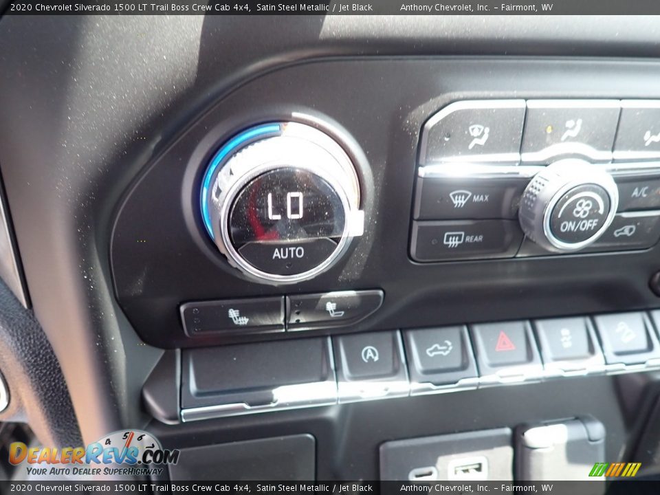 2020 Chevrolet Silverado 1500 LT Trail Boss Crew Cab 4x4 Satin Steel Metallic / Jet Black Photo #17