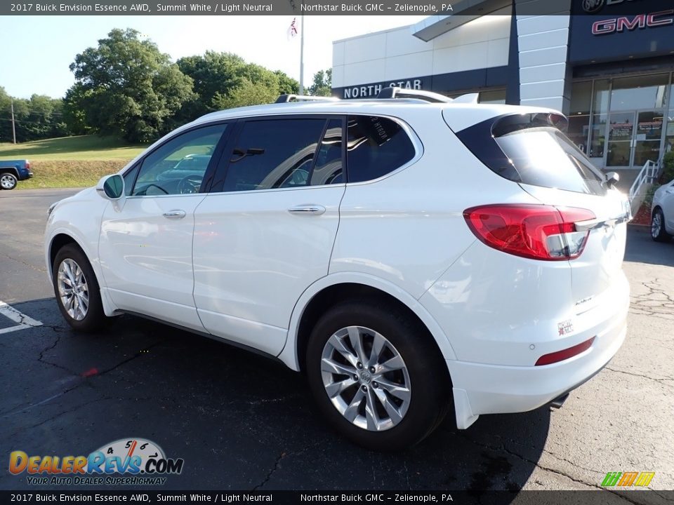 2017 Buick Envision Essence AWD Summit White / Light Neutral Photo #12