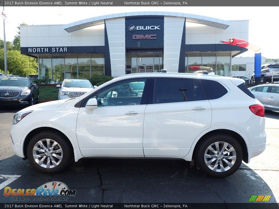 2017 Buick Envision Essence AWD Summit White / Light Neutral Photo #13