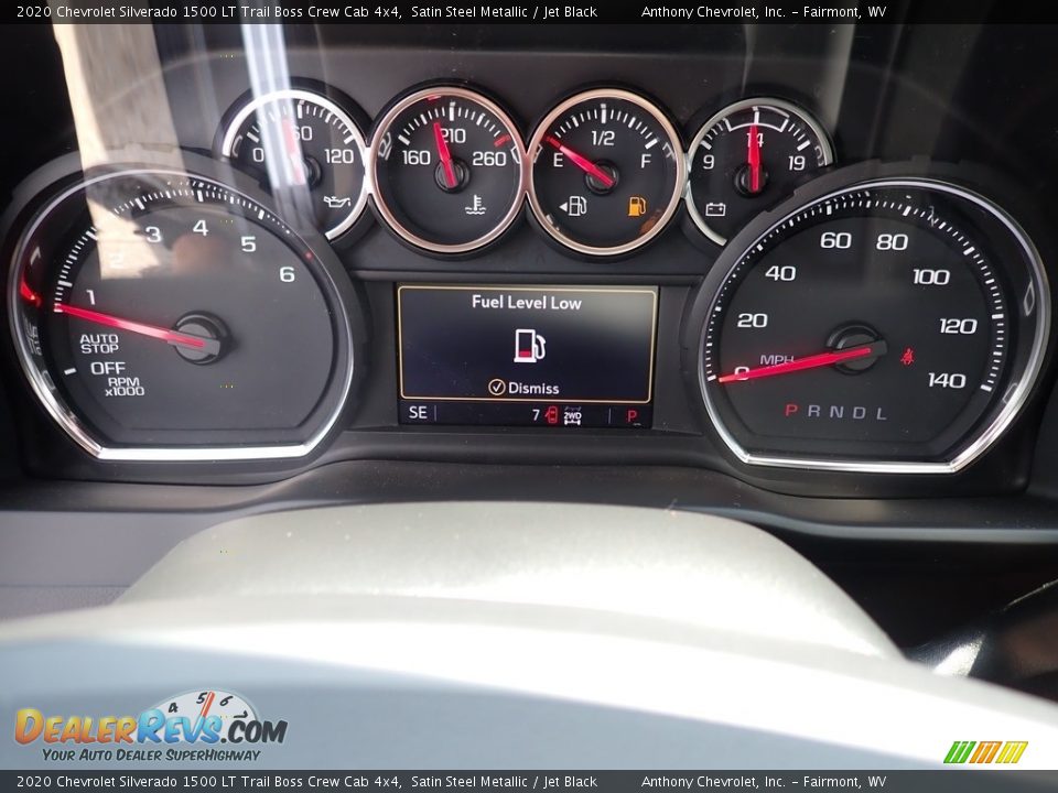 2020 Chevrolet Silverado 1500 LT Trail Boss Crew Cab 4x4 Satin Steel Metallic / Jet Black Photo #20