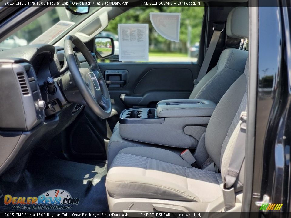 Jet Black/Dark Ash Interior - 2015 GMC Sierra 1500 Regular Cab Photo #27