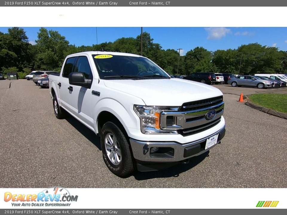 2019 Ford F150 XLT SuperCrew 4x4 Oxford White / Earth Gray Photo #1