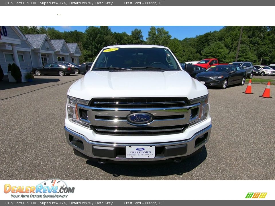 2019 Ford F150 XLT SuperCrew 4x4 Oxford White / Earth Gray Photo #2