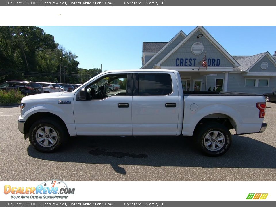 2019 Ford F150 XLT SuperCrew 4x4 Oxford White / Earth Gray Photo #4
