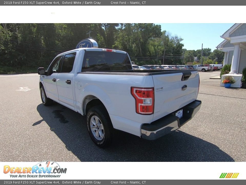 2019 Ford F150 XLT SuperCrew 4x4 Oxford White / Earth Gray Photo #5
