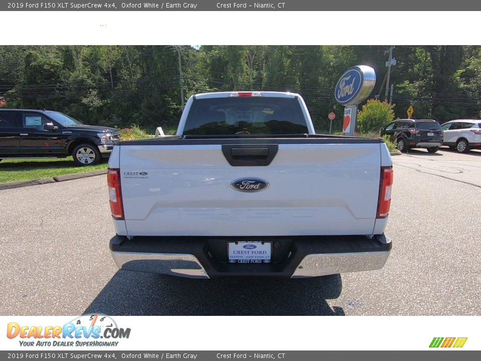 2019 Ford F150 XLT SuperCrew 4x4 Oxford White / Earth Gray Photo #6
