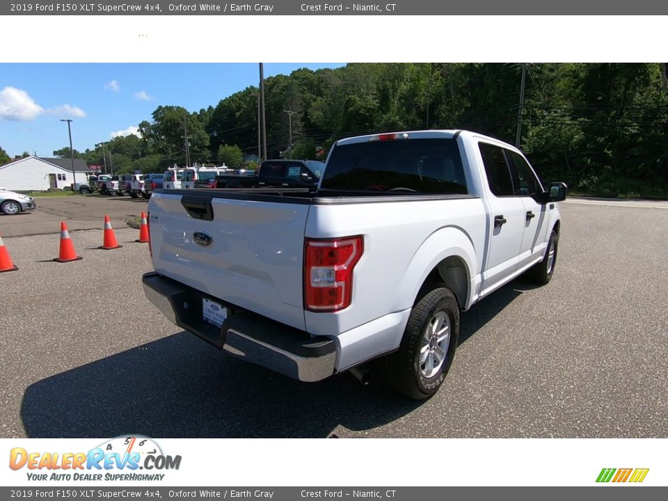 2019 Ford F150 XLT SuperCrew 4x4 Oxford White / Earth Gray Photo #7
