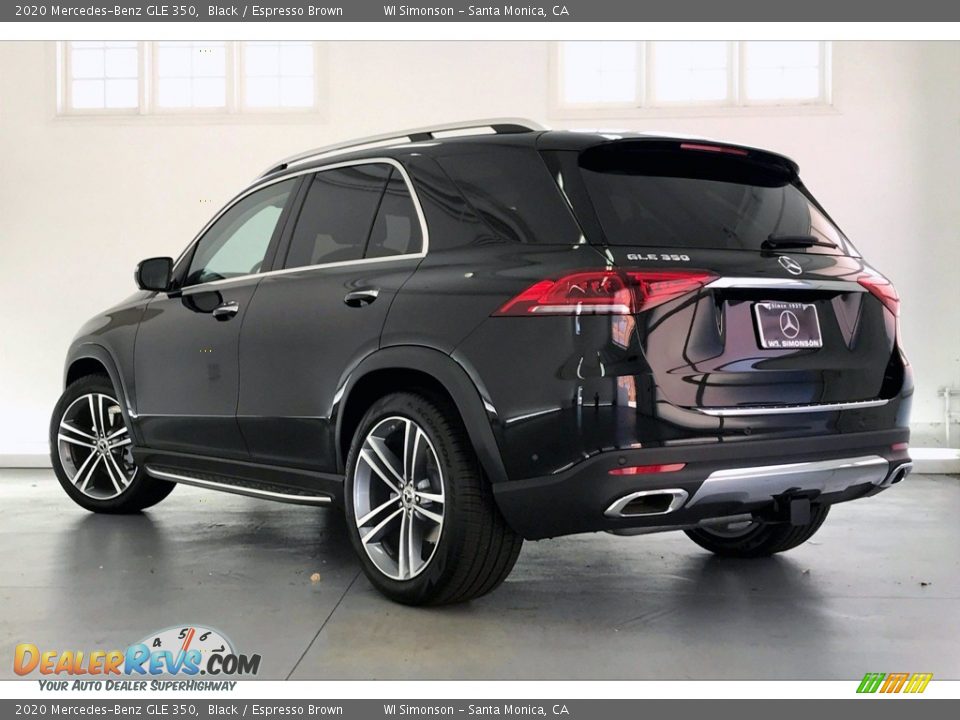 2020 Mercedes-Benz GLE 350 Black / Espresso Brown Photo #2