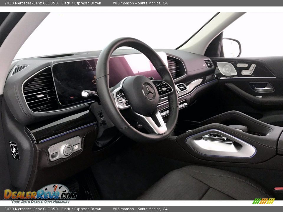 2020 Mercedes-Benz GLE 350 Black / Espresso Brown Photo #4