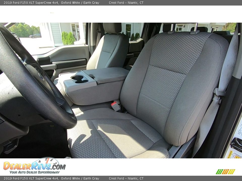 2019 Ford F150 XLT SuperCrew 4x4 Oxford White / Earth Gray Photo #11