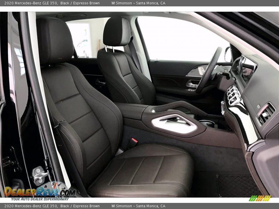 2020 Mercedes-Benz GLE 350 Black / Espresso Brown Photo #5