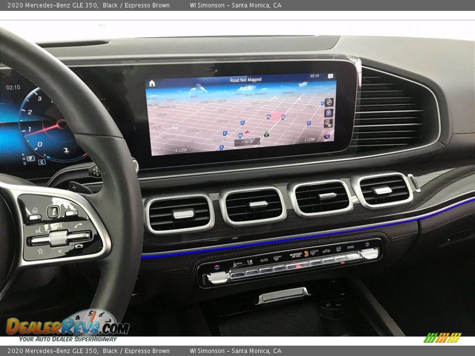 2020 Mercedes-Benz GLE 350 Black / Espresso Brown Photo #6