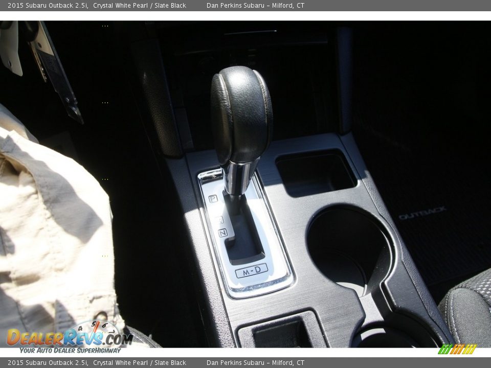 2015 Subaru Outback 2.5i Crystal White Pearl / Slate Black Photo #22
