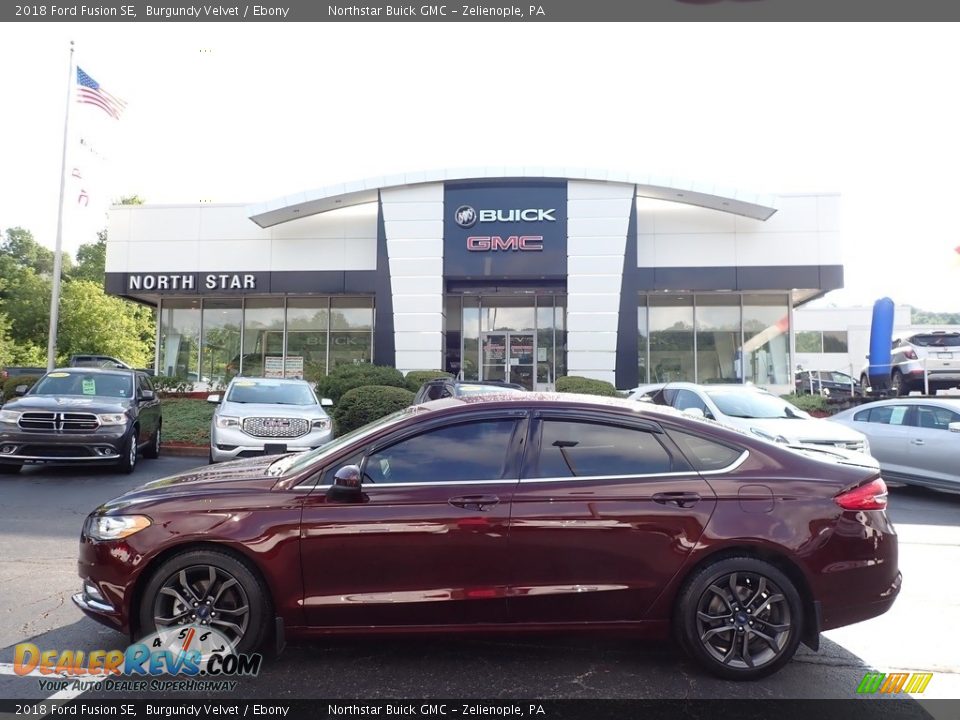 2018 Ford Fusion SE Burgundy Velvet / Ebony Photo #1