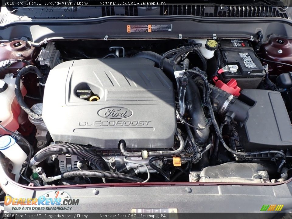 2018 Ford Fusion SE Burgundy Velvet / Ebony Photo #2