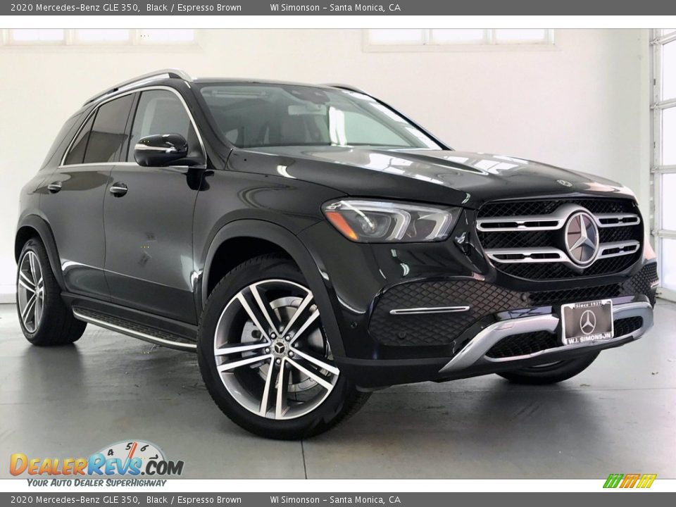 2020 Mercedes-Benz GLE 350 Black / Espresso Brown Photo #11