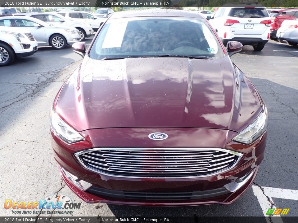 2018 Ford Fusion SE Burgundy Velvet / Ebony Photo #3