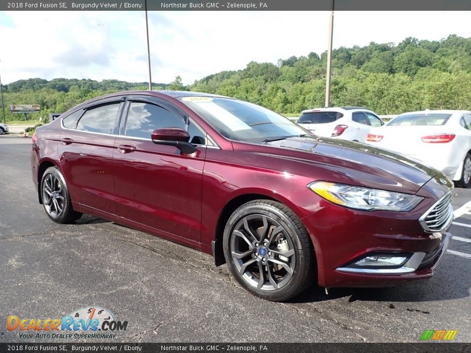 2018 Ford Fusion SE Burgundy Velvet / Ebony Photo #4