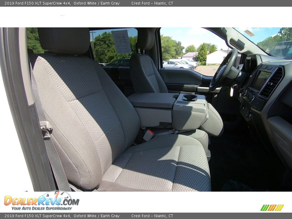 2019 Ford F150 XLT SuperCrew 4x4 Oxford White / Earth Gray Photo #23