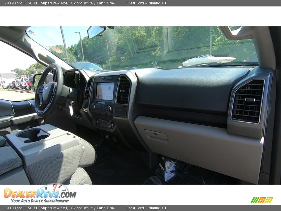 2019 Ford F150 XLT SuperCrew 4x4 Oxford White / Earth Gray Photo #24