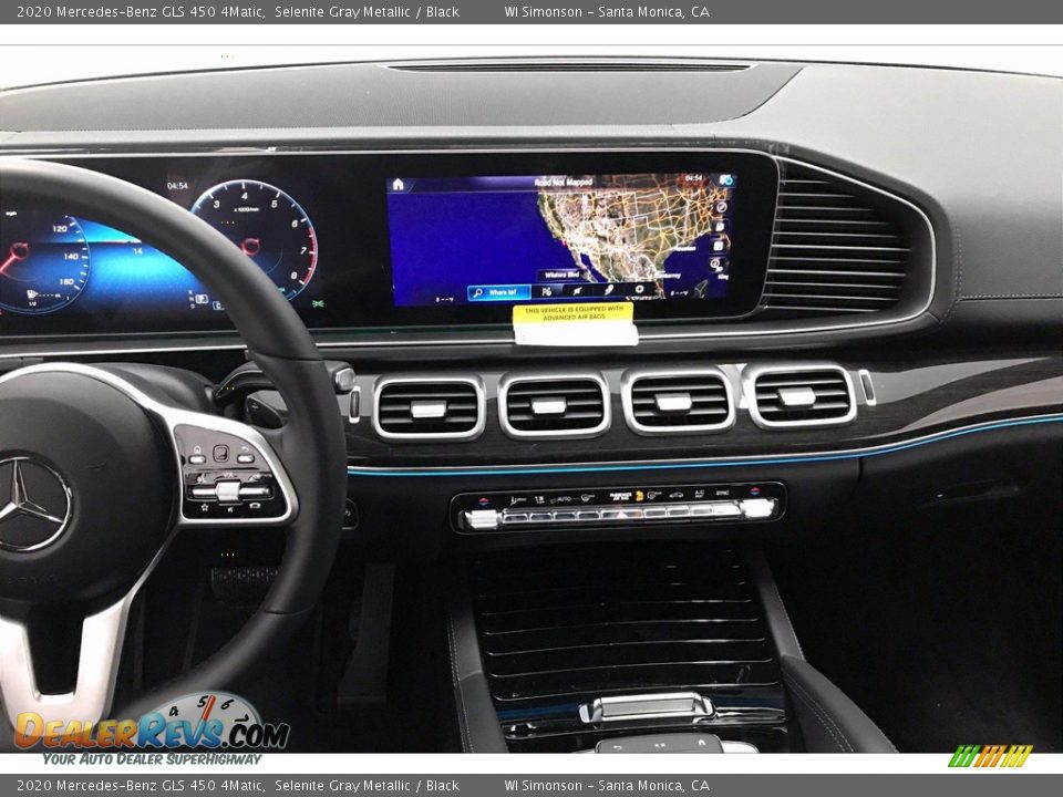 2020 Mercedes-Benz GLS 450 4Matic Selenite Gray Metallic / Black Photo #6