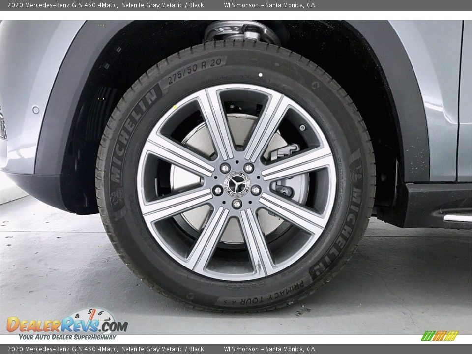 2020 Mercedes-Benz GLS 450 4Matic Selenite Gray Metallic / Black Photo #9