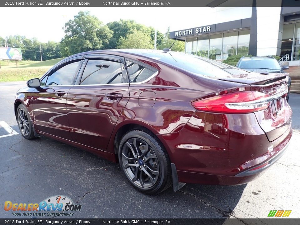 2018 Ford Fusion SE Burgundy Velvet / Ebony Photo #12