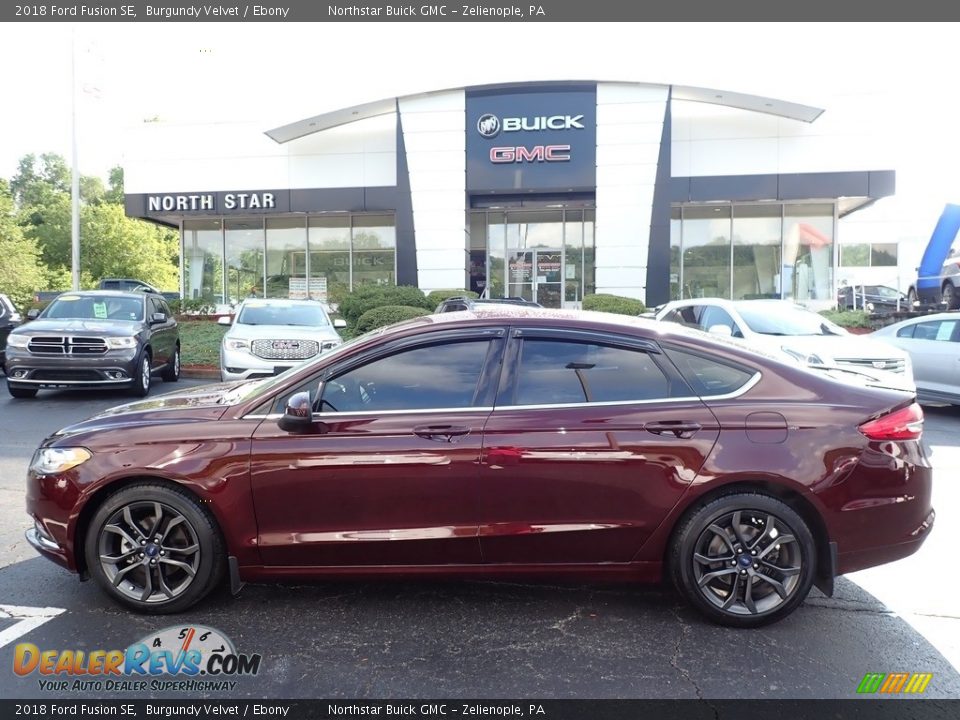 2018 Ford Fusion SE Burgundy Velvet / Ebony Photo #13