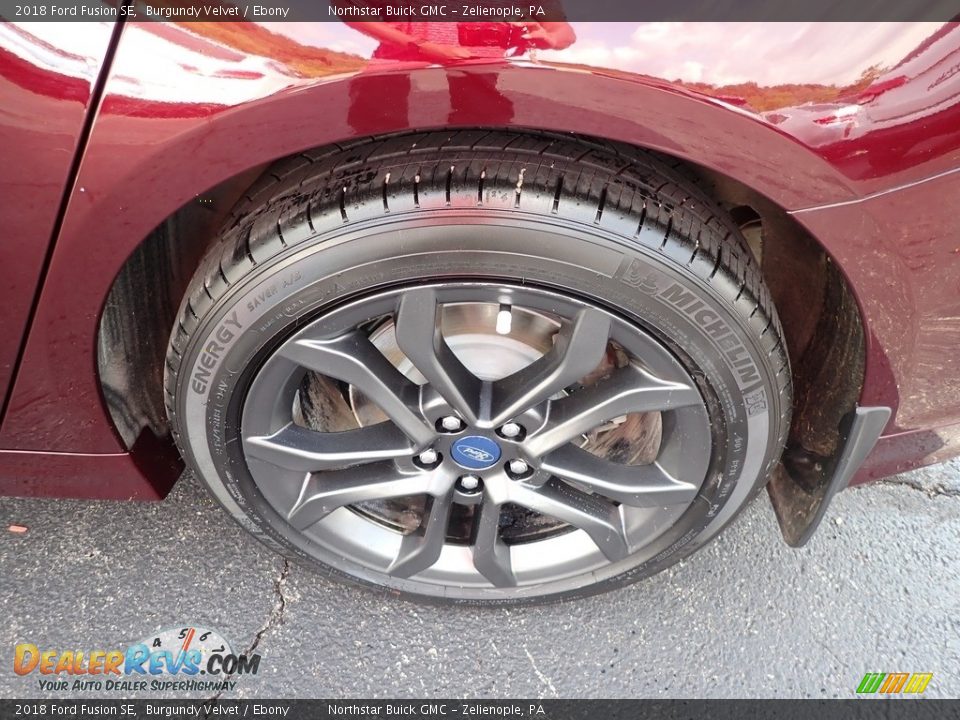 2018 Ford Fusion SE Burgundy Velvet / Ebony Photo #14