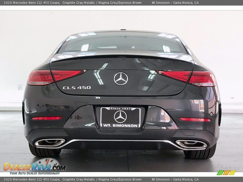2020 Mercedes-Benz CLS 450 Coupe Graphite Gray Metallic / Magma Grey/Espresso Brown Photo #3