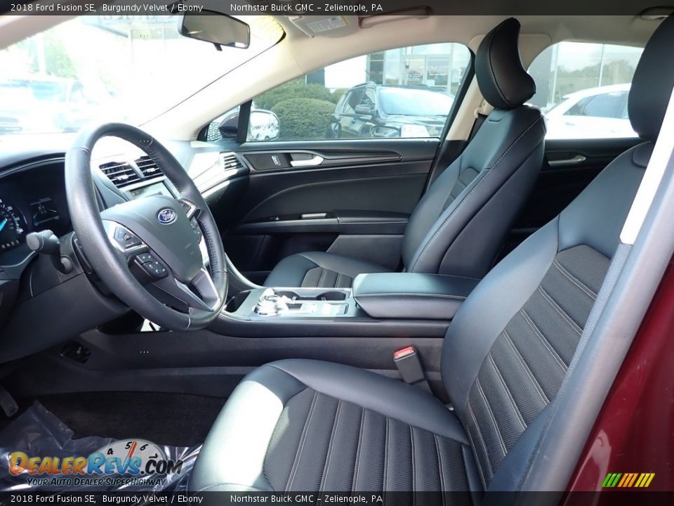 2018 Ford Fusion SE Burgundy Velvet / Ebony Photo #17